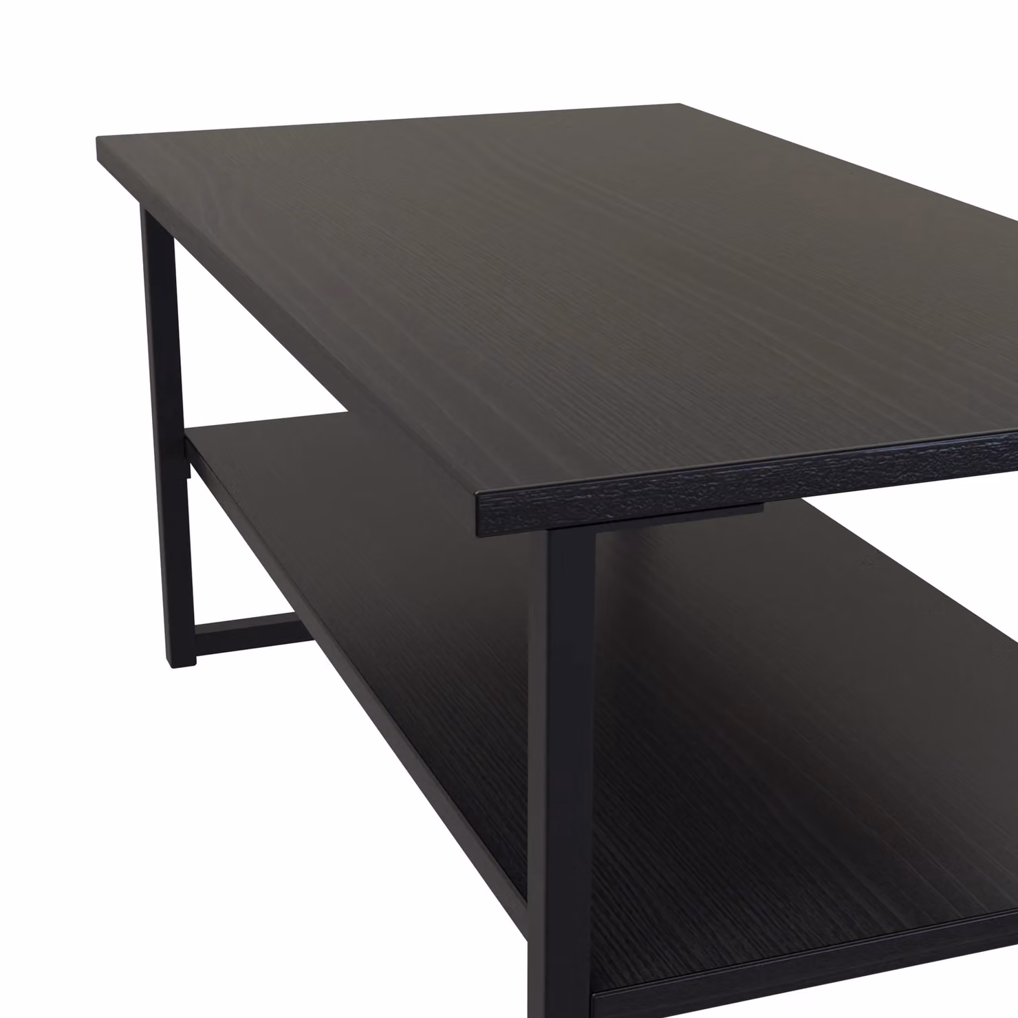 2 U Tamworth XXL Coffee Table in Black, Ready Assembled, W: 100 cm, D: 50 cm – 5