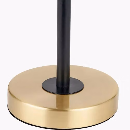 Ruma Black and Gold Metal Height Adjustable Table Lamp – 3