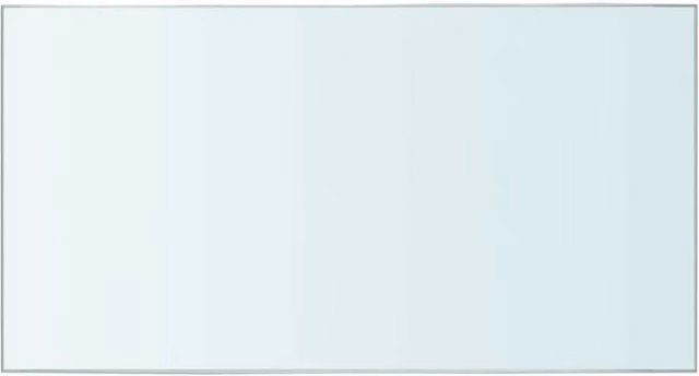 Berkfield Home 2-Piece Clear Glass Shelves, W: 30 cm, H: 20 cm, D: 15 cm