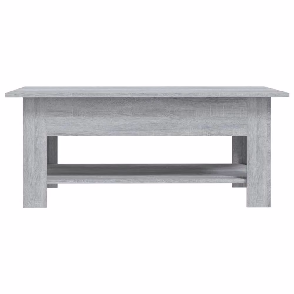 Berkfield Home Grey Sonoma Coffee Table, W/D/H: 102 x 55 x 42 cm – 3