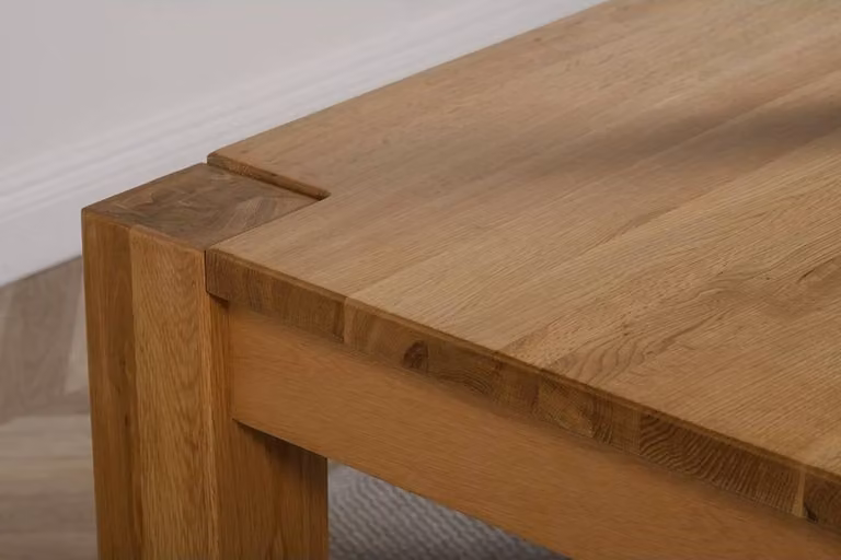 Thats Furniture Kuba Oak Dining Table and 8 Berkeley Chairs in Brown, W: 180 cm, D: 90 cm, H: 78 cm