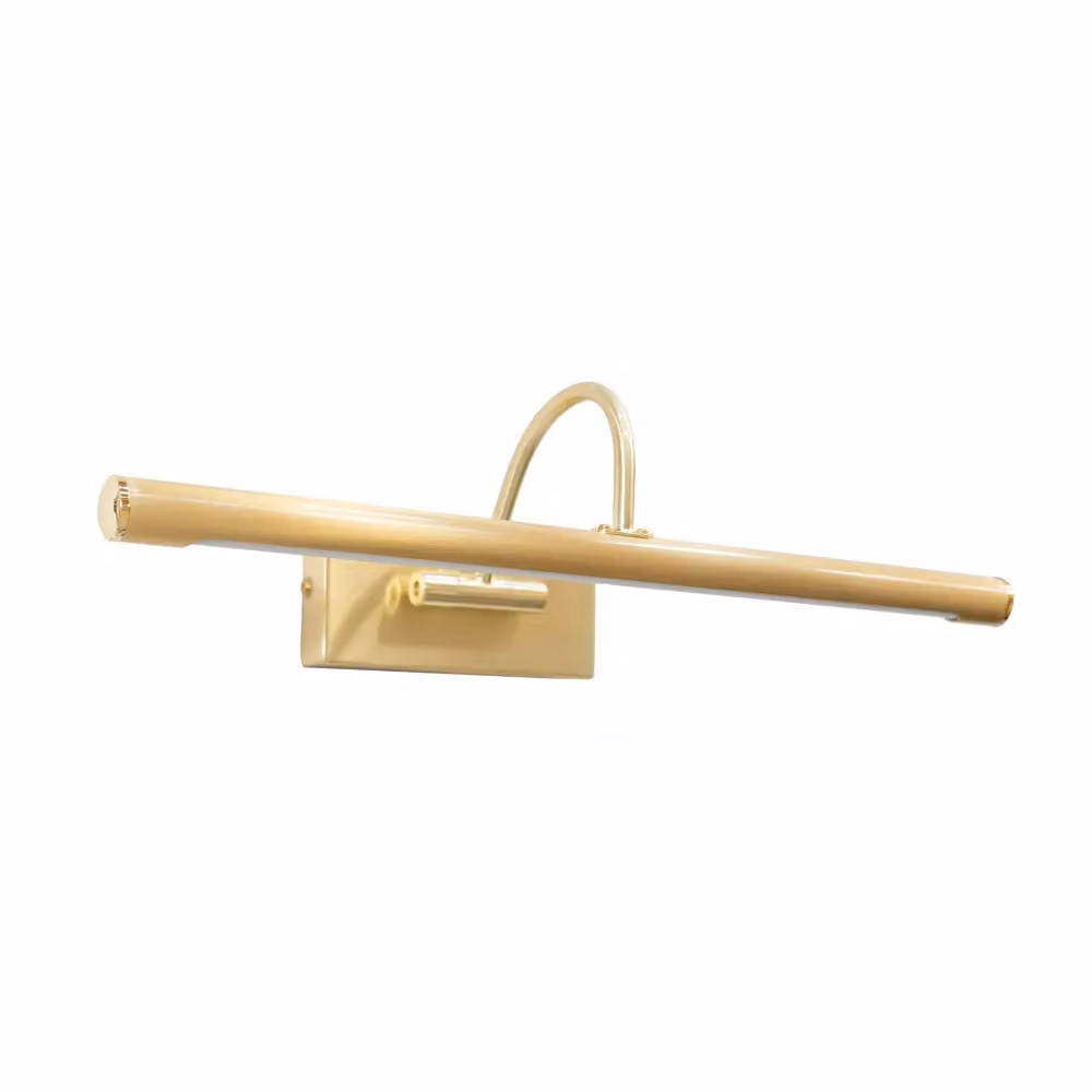 ValueLights Alana Single Picture Wall LED Light, Gold, IP44 Rated for Bathroom Use – 2