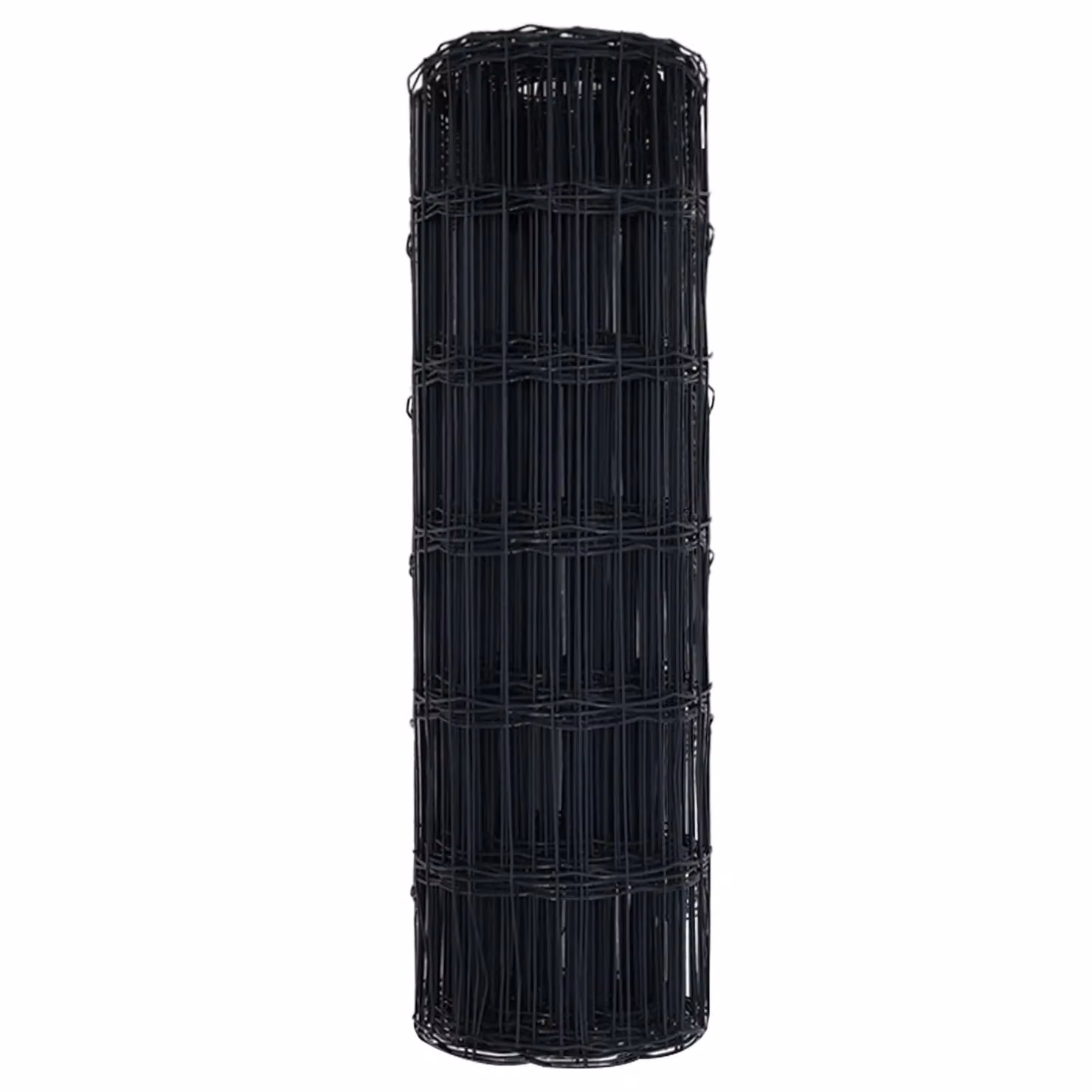 Berkfield Home Euro Fence Grey PVC Coated Steel 0.4 x 25 m – 5