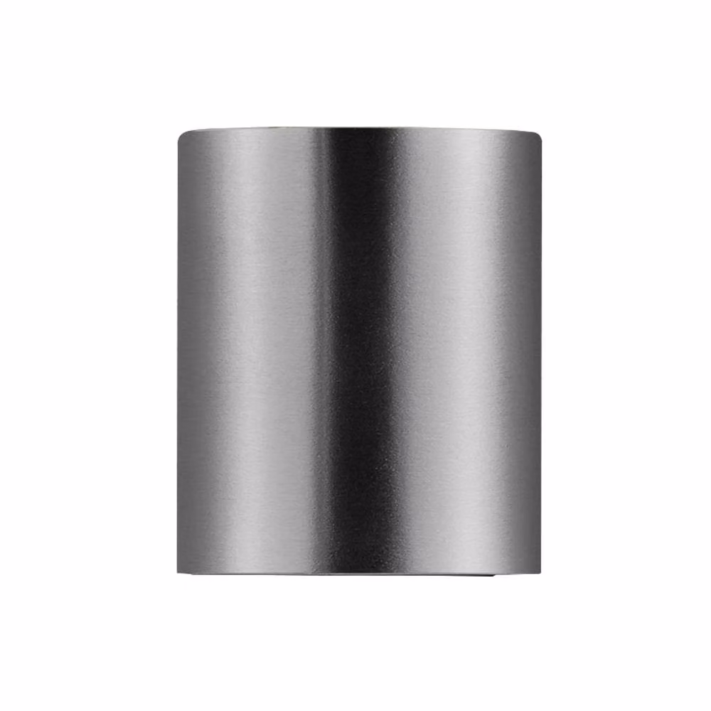 Nordlux Canto LED Outdoor Wall Light in Silver Stainless Steel, IP44 Up/Down Garden Light – 3