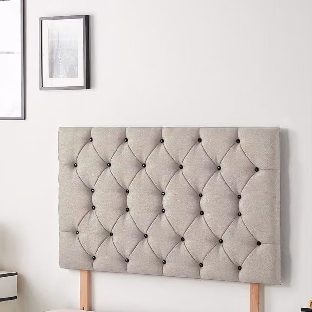 Somnior Beds Ltd Silver Plush Velvet Upholstered Divan Bed Frame 180 x 200 cm