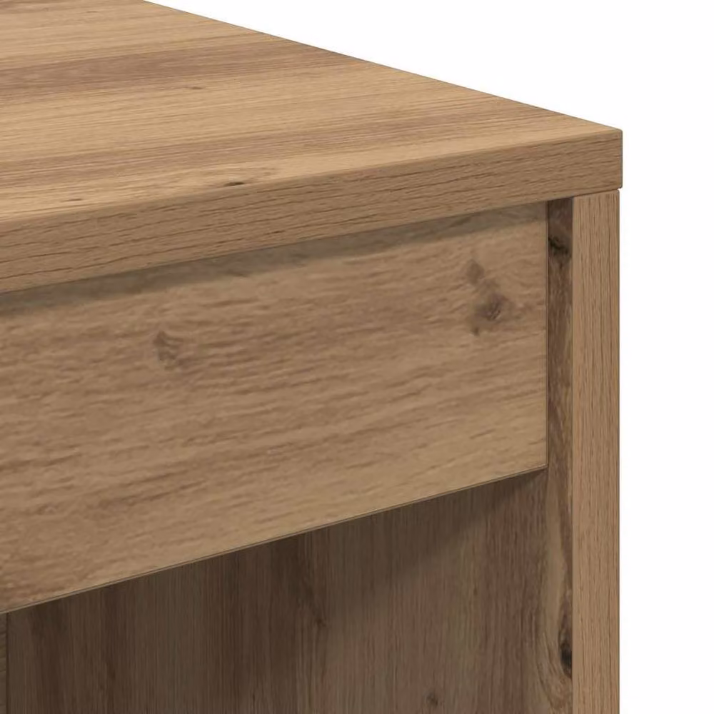 Berkfield Home Modern Writing Desk in Artisan Oak Brown, W/D/H: 120 x 70 x 76 cm – 5
