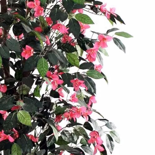 Leaf Design UK Pink Rhododendron Realistic Artificial Potted Plant, H 180 cm x W 60 cm x D 60 cm – 4