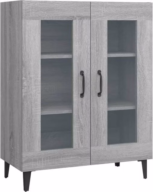Berkfield Home Grey Sonoma Sideboard in Engineered Wood W/D/H: 69.5 x 34 x 90 cm – 1