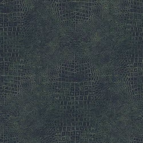 Galerie G67505 Natural FX Green Animal Print Non-Woven Washable Vinyl Wallpaper Roll