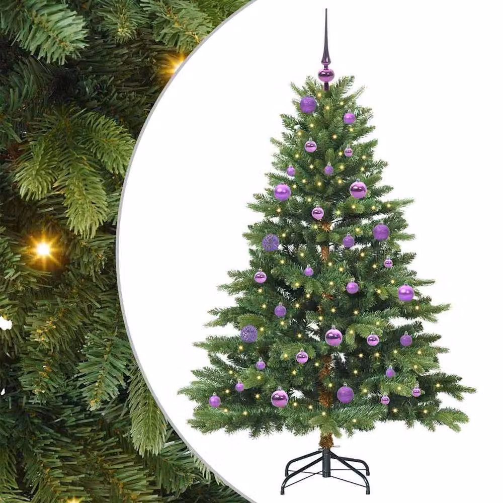 Berkfield Home Artificial Green Christmas Tree with 150 LEDs, Height: 150 cm – 2