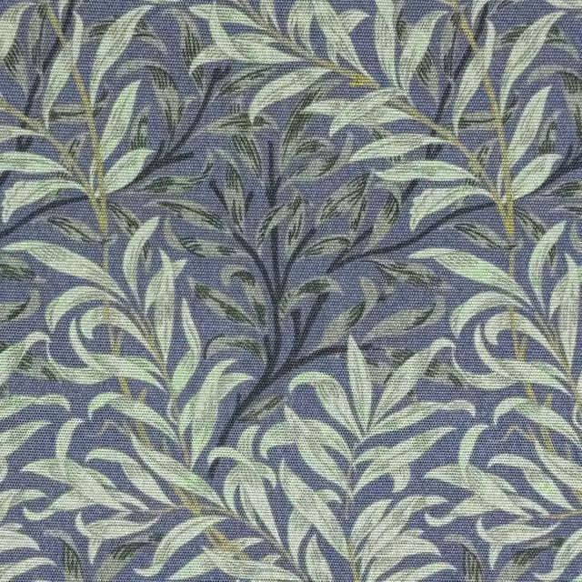 William Morris Willow Boughs Outdoor Fabric in Anthracite Grey and Multicolour