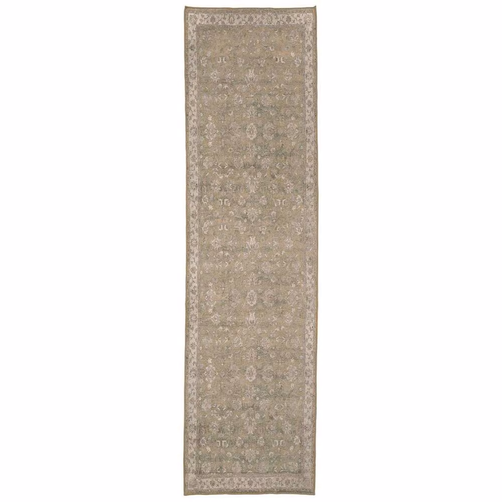 Kukoon Green Traditional Floral Bordered Area Rug for Living Room or Bedroom, W: 200 cm, D: 290 cm – 3