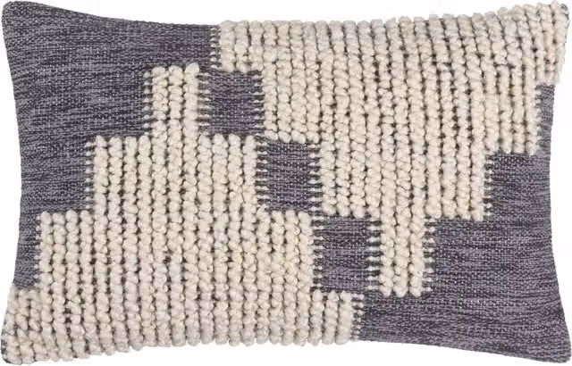 Make it a Home Himal Woven Knot Cushion in Dusk