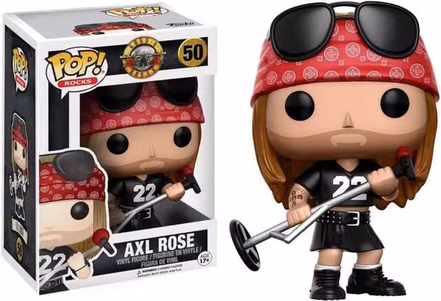 Funko Pop! Rocks Guns N' Roses Axl Rose Vinyl Figure - Multicoloured