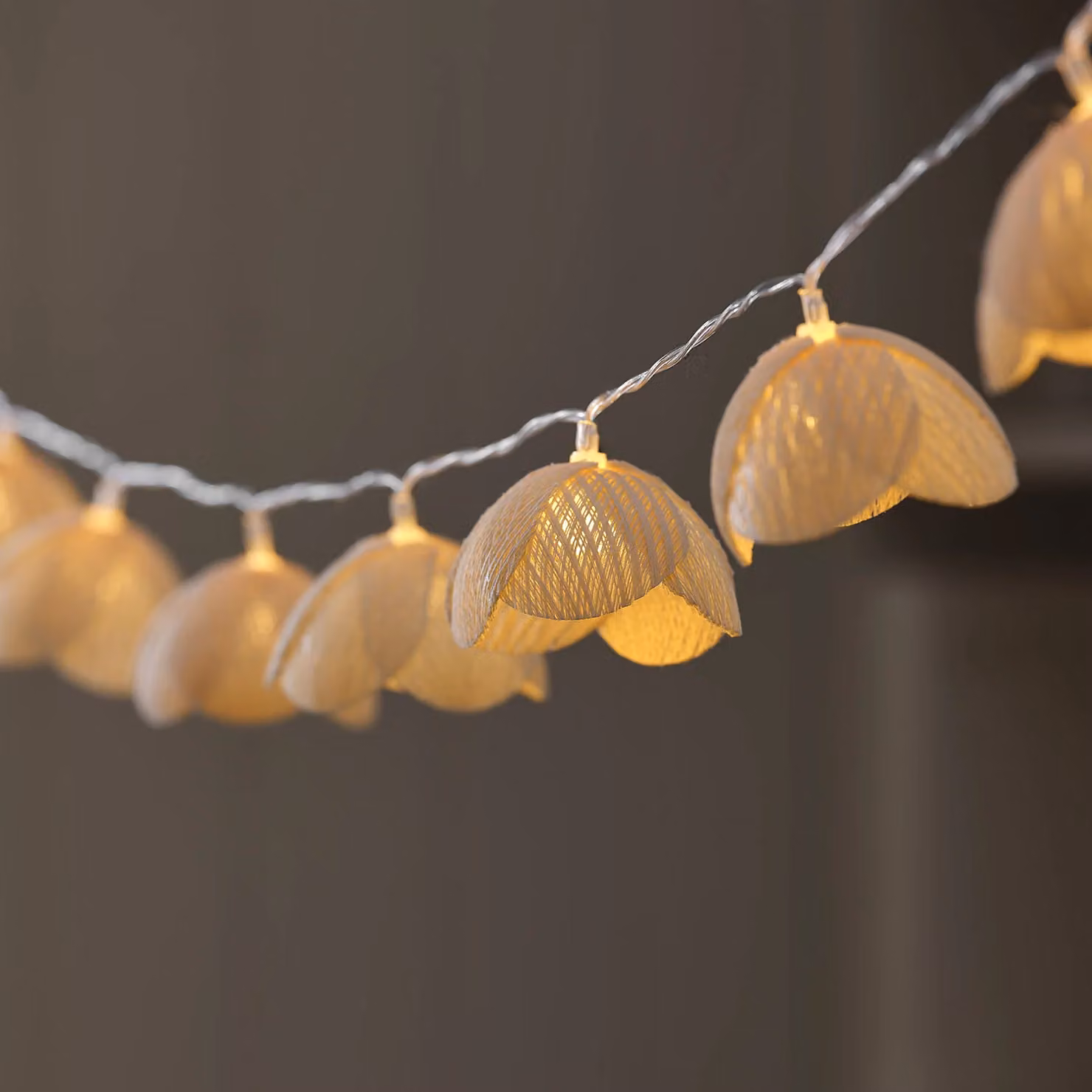 Lights4fun Meadow Flower Warm White LED Fairy Lights with Timer and Battery Operation