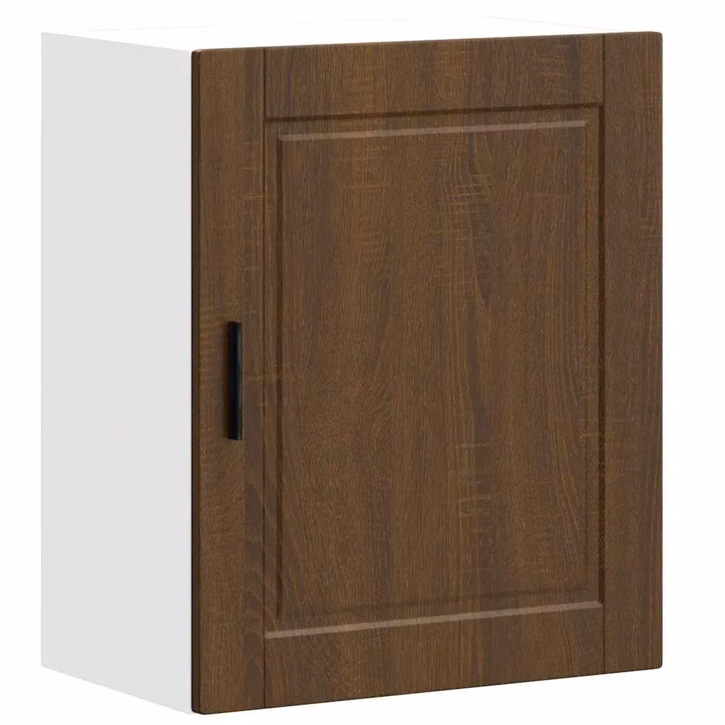 Berkfield Home Porto Brown Oak Kitchen Wall Cabinets, 2 Piece Set – 3