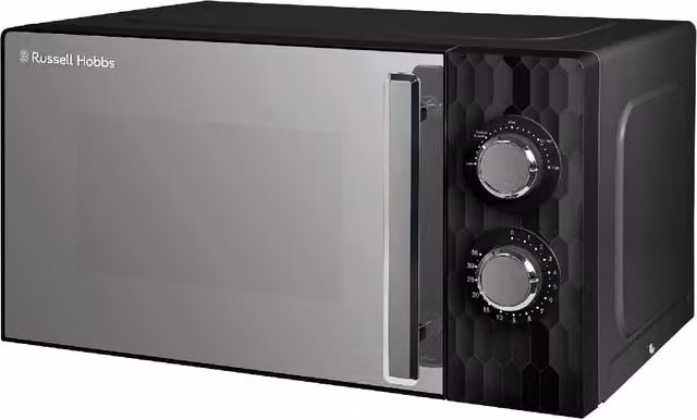 Russell Hobbs RHMM715 Manual Solo Microwave, 17 Litre, 700W, Black
