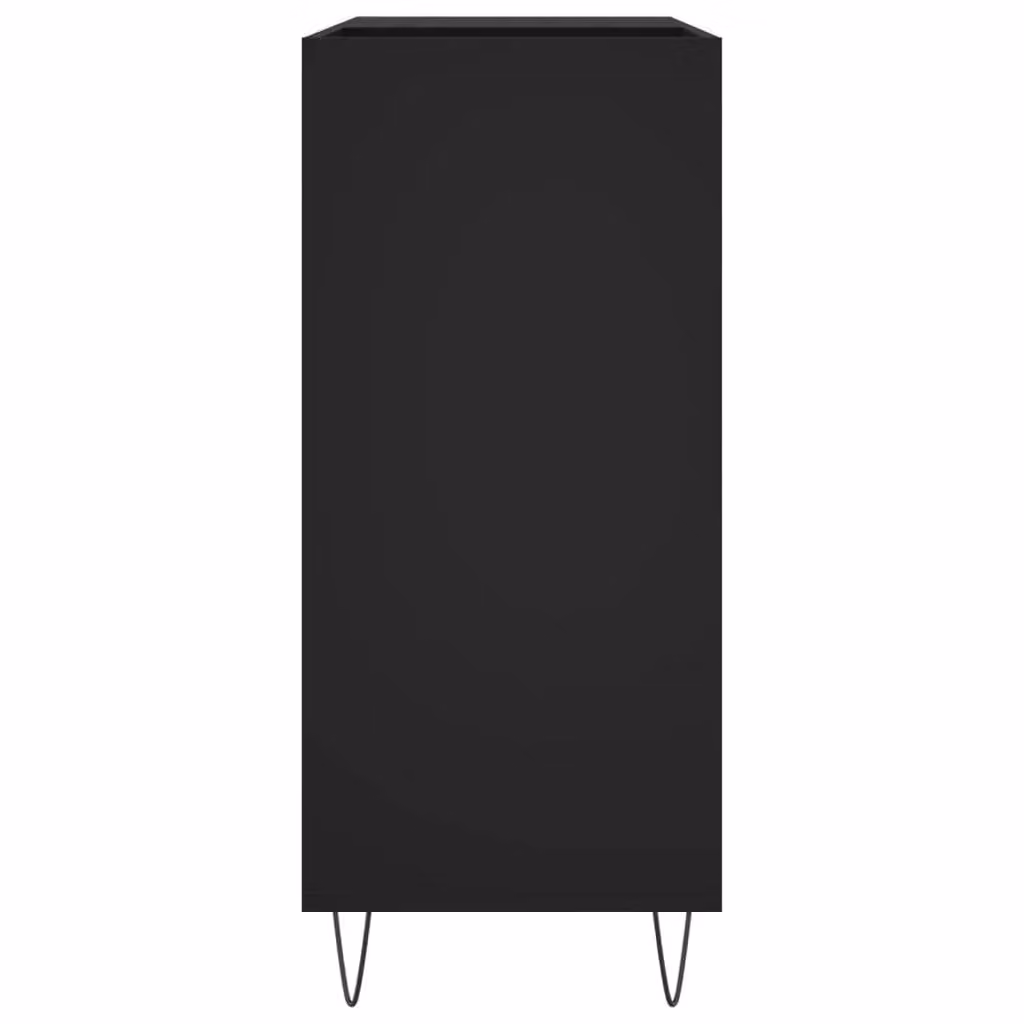 Berkfield Home Industrial Record Cabinet in Black, W/D/H: 84.5 x 38 x 89 cm – 4