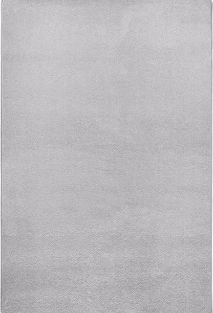 THE RUGS Modern Plain Grey Polypropylene Short Pile Area Rug W: 133 cm, D: 195 cm