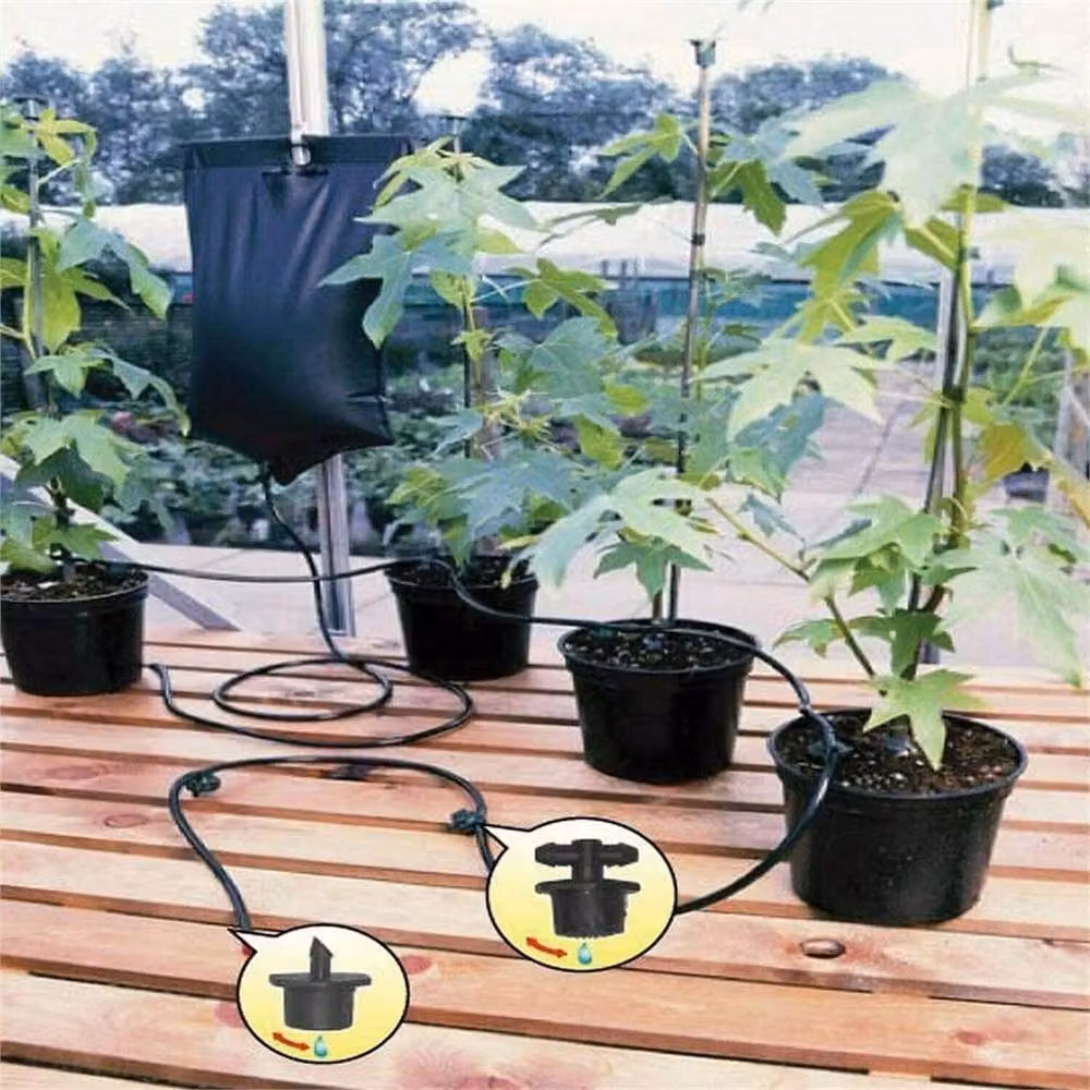 VOGREX Drip Gravity Watering Kit Garden Plant Irrigation System in Black – 3