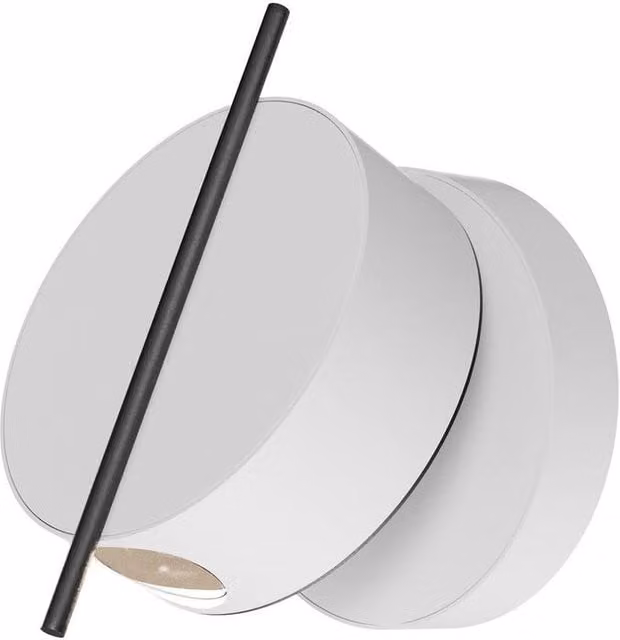 Netlighting Nuance Modern Integrated LED Wall Lamp in White, 3000K Warm White, 200lm