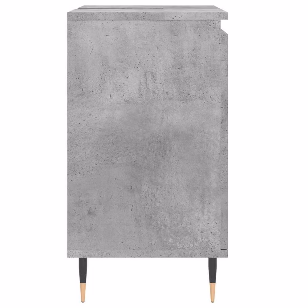 Berkfield Home Modern Freestanding Bathroom Cabinet in Concrete Grey, W: 58 cm, D: 33 cm, H: 60 cm – 3