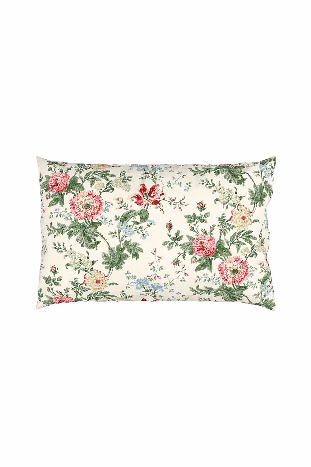 Sanderson Elouise Reversible Floral Cotton Duvet Cover and Pillowcase Set, Multicolour/Pink, W: 140 cm, L: 200 cm – 2