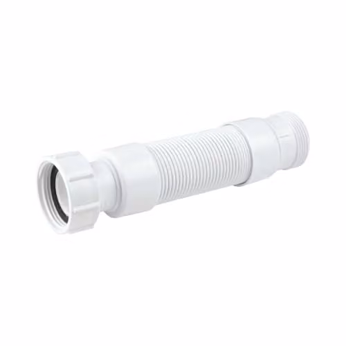 McAlpine Flex-JKS White Flexible Fitting BSP Coupling Nut with BSP Male Thread