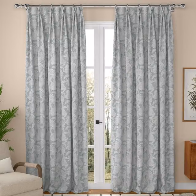 Ante Decor Zante Made To Measure Blackout Curtains in Charcoal Grey