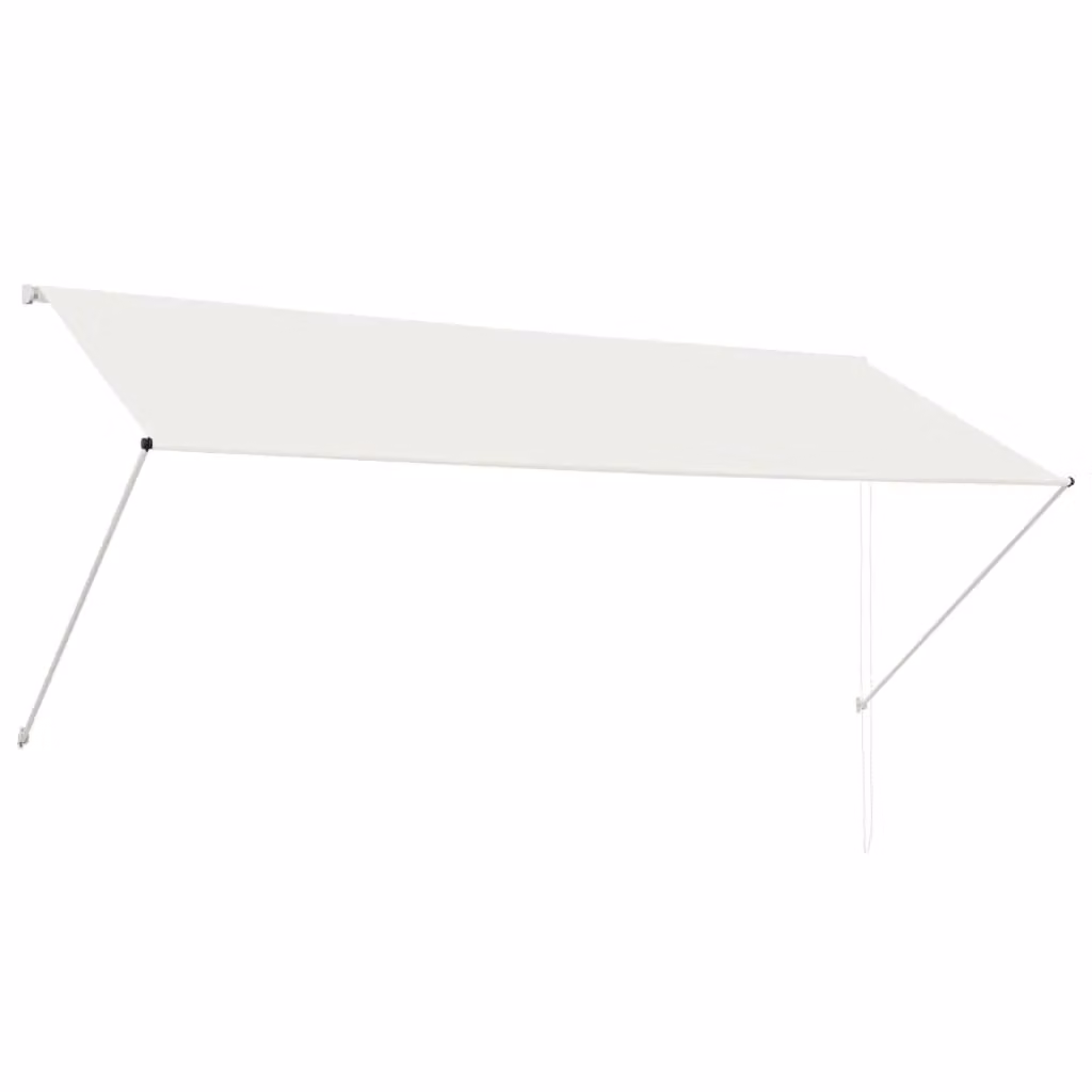 Berkfield Home Retractable Drop Arm Awning in Beige, W: 300 cm, D: 150 cm – 2