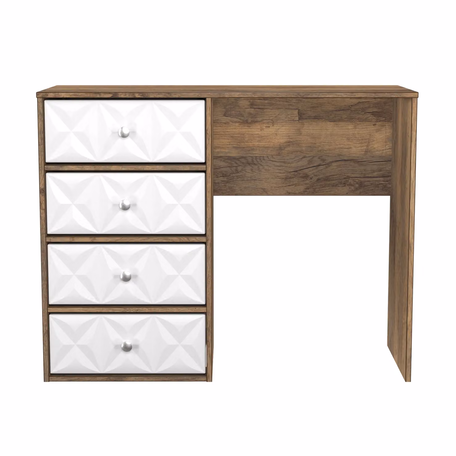 Ready Assembled 2 U Toledo 4 Drawer Vanity in Dark Brown – 2