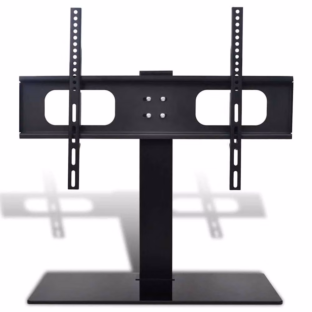 Berkfield Home Pedestal TV Stand for 37-55 Inch Screens, Black – 2