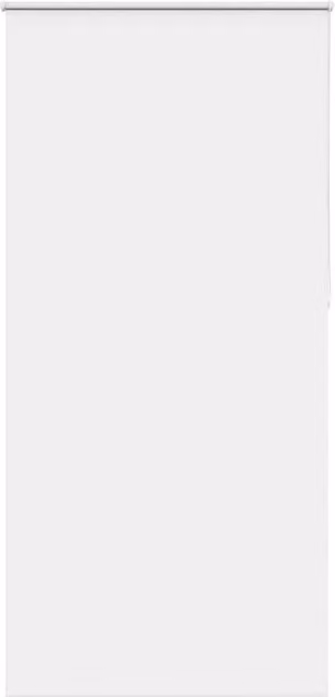Berkfield Home White Blackout Roller Blind, Thermal Insulating Polyester, W/H: 95.7 x 210 cm