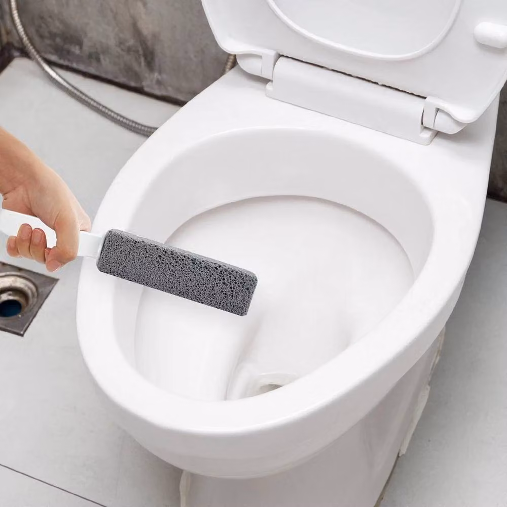 PAWNORA 2-Piece Grey Pumice Stone Cleaning Set with Long Handles – 3
