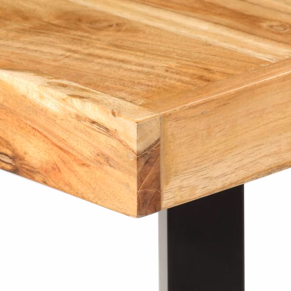 Berkfield Home Bar Table in Brown Solid Sheesham Wood, W/D/H: 180 x 70 x 107 cm – 3