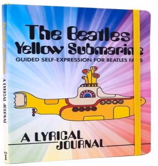 Insight Editions Beatles Yellow Submarine Lyrical Journal Hardback Book in Yellow and Multicolour