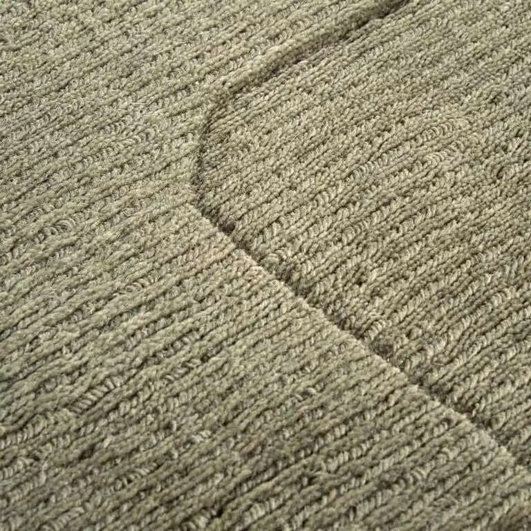 Villeroy & Boch 1906 Charlotte Handwoven Wool Rug in Green, W/D: 120 x 170 cm