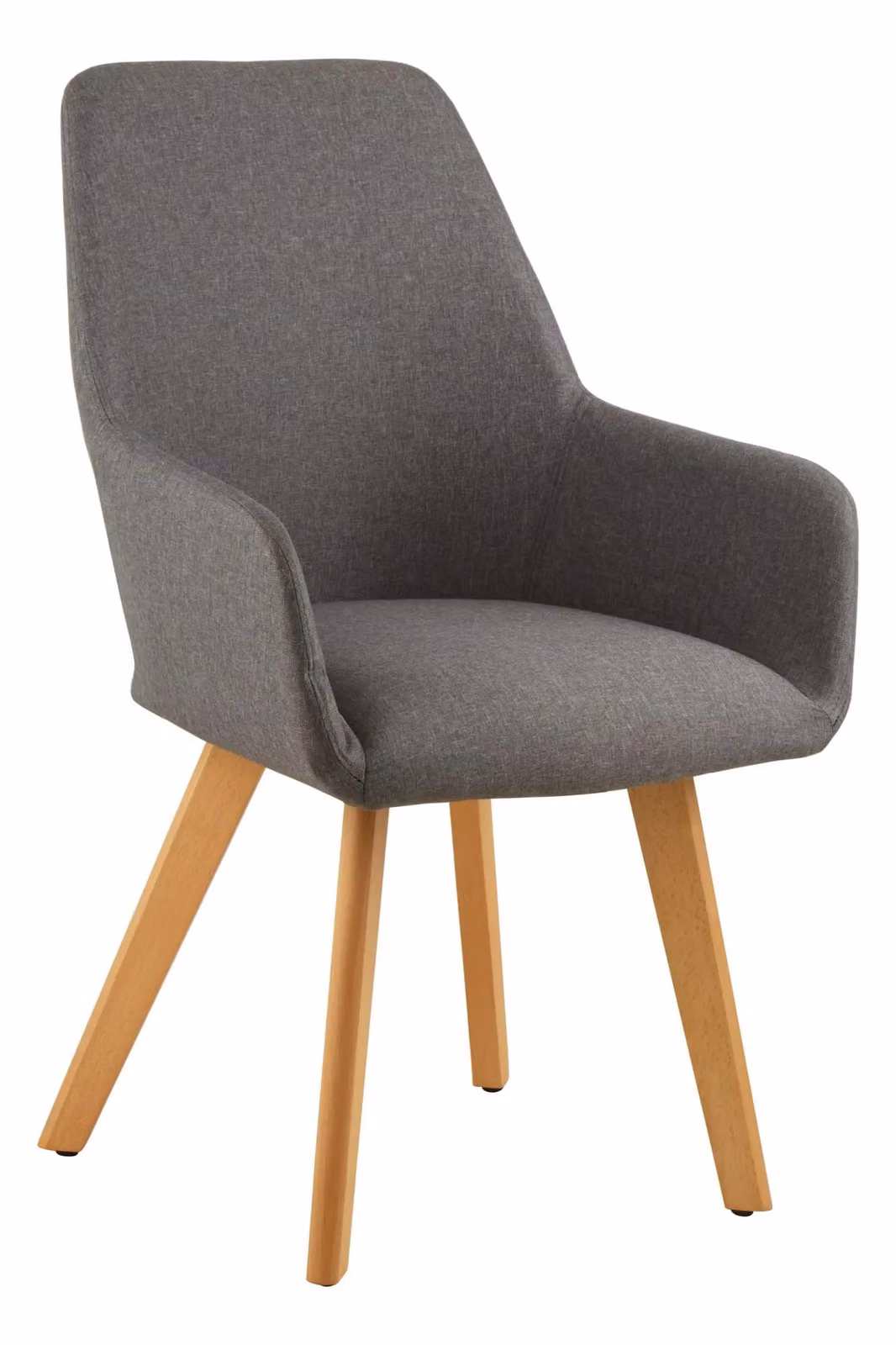 Orsina Stockholm Leisure Chair in Grey with Lacquered Beech Wood – 3