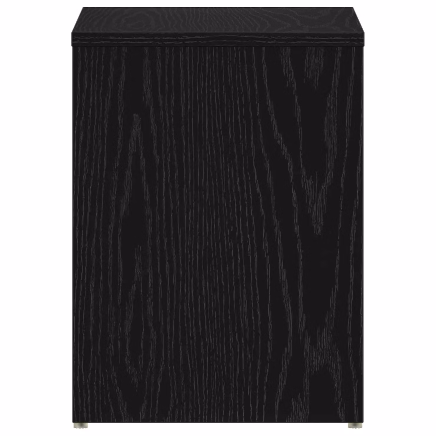 Berkfield Home Set of 2 Modern Black Oak Bedside Tables, W/D/H: 40 x 30 x 40 cm – 4