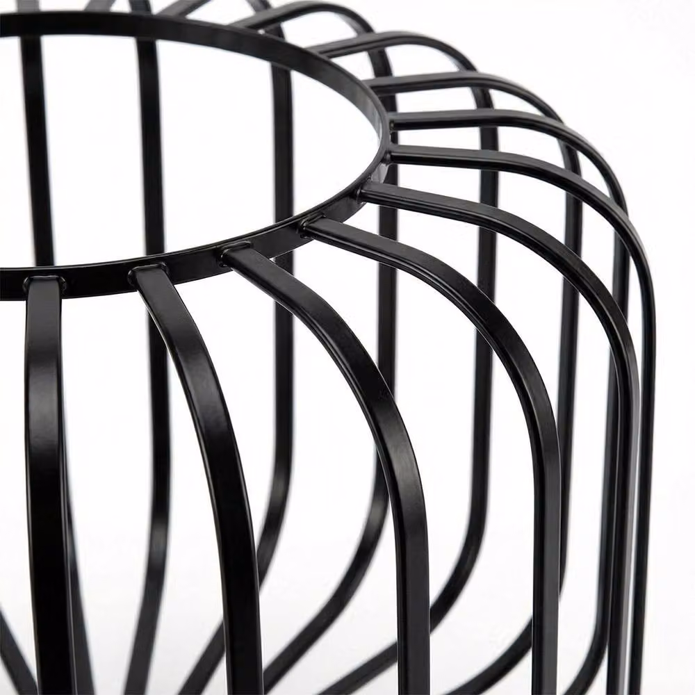Emitto Industrial Black Metal Cylinder Pendant Light Shade with Reducer Ring – 4
