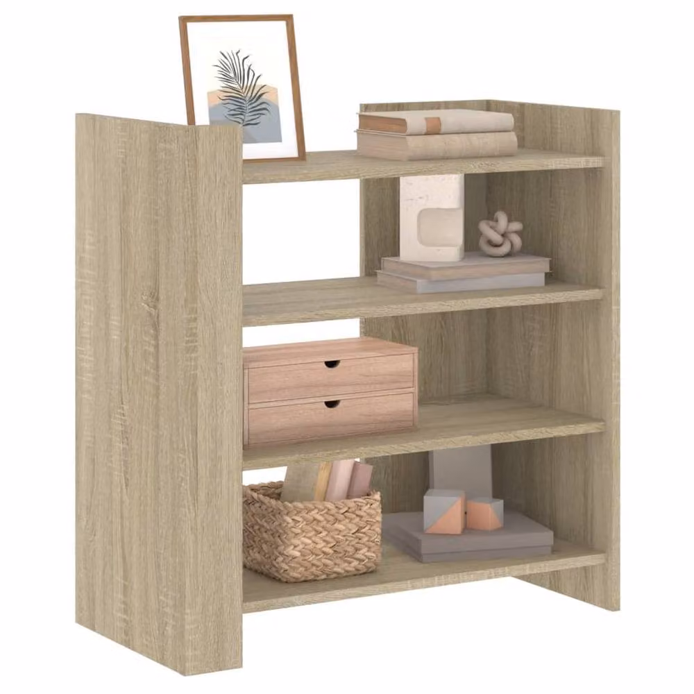 Berkfield Home Sonoma Oak Sideboard in Light Brown, W/D/H: 73.5 x 35 x 75 cm – 2