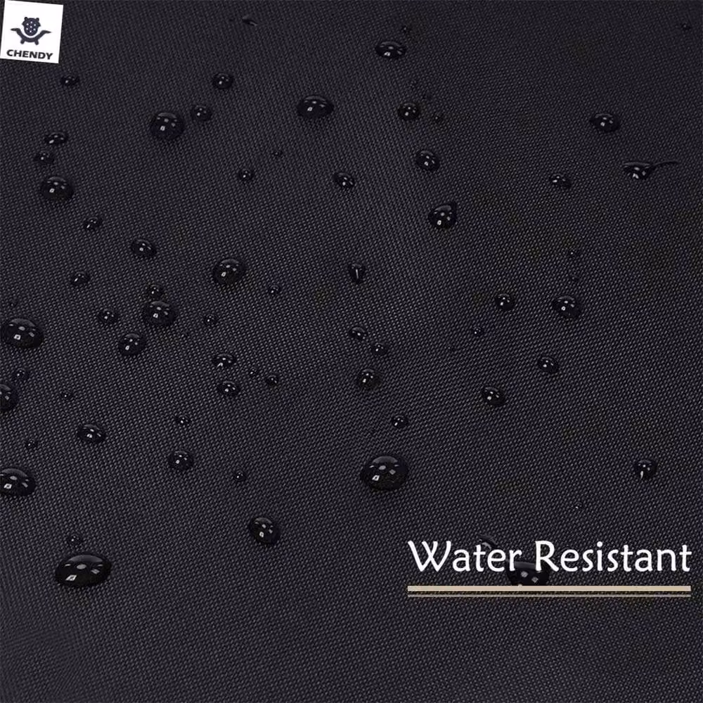 NESTLUNE Heavy Duty Waterproof Polyester Garden Bench Cover in Black, W/D/H: 100 x 15 x 15 cm – 5
