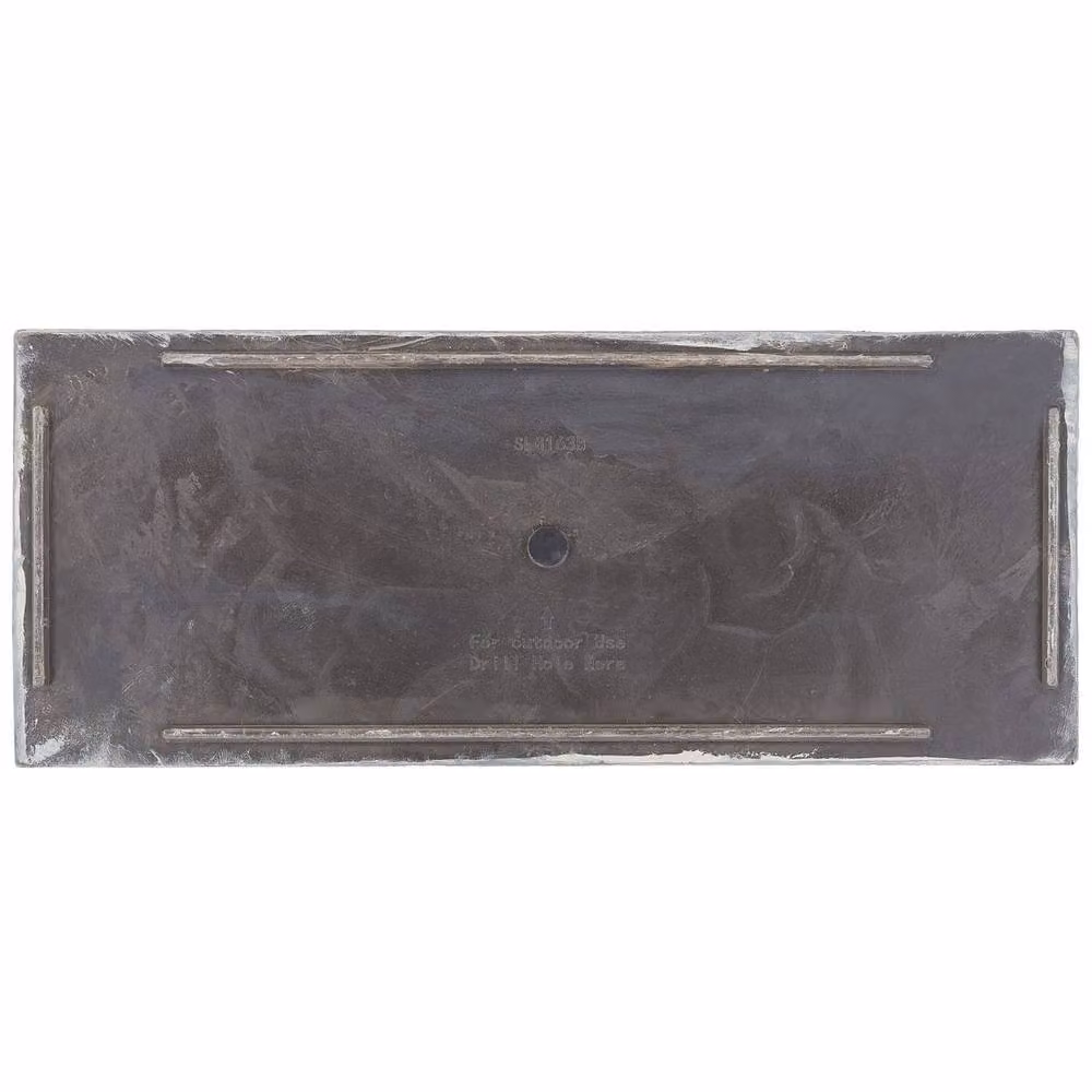 Wyld and Coco Grey Rectangular Fibreglass Reinforced Fibre Clay Planter Tub W: 80.0 cm, D: 56.0 cm, H: 35.0 cm – 5
