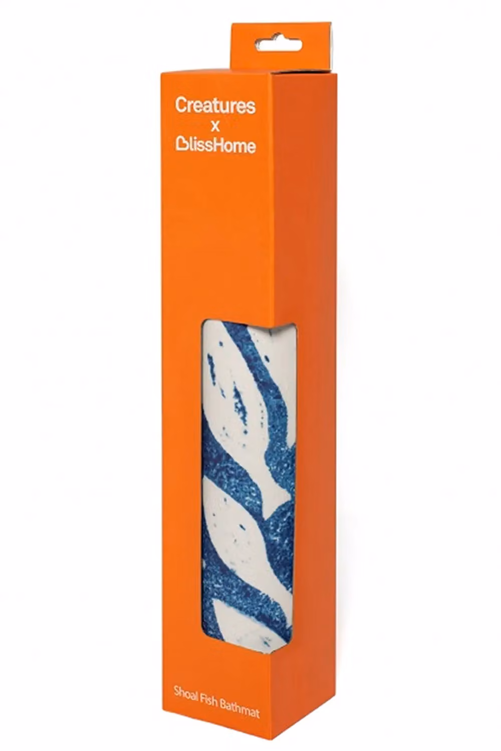 BlissHome Creatures Shoal Fish Bathmat, Blue, W: 60 cm, D: 43 cm – 2