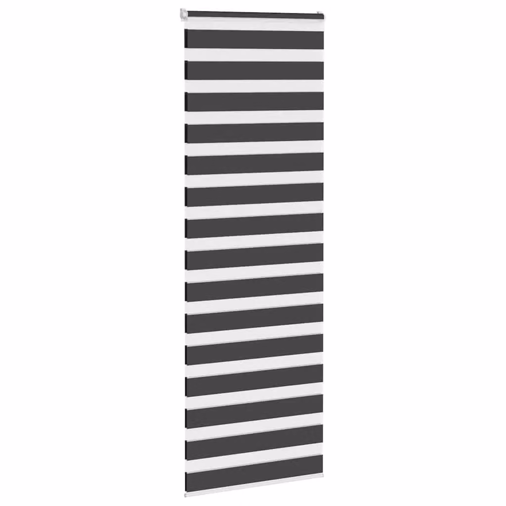 Berkfield Home Black Zebra Blind with Animal Pattern, W: 75 cm, H: 200 cm – 3