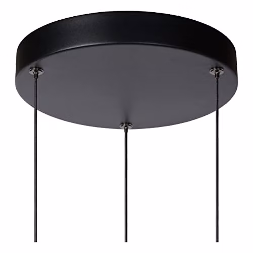 Lucide Margary Dimmable Modern LED Pendant Light, Black, Diameter: 28 cm – 3