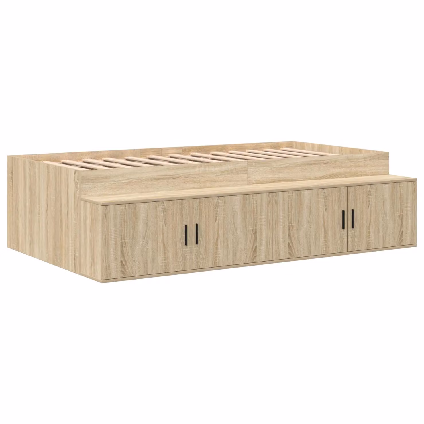 Berkfield Home Sonoma Oak Storage Bed Frame with Drawers, Beige, W/D/H: 90 x 190 cm – 2
