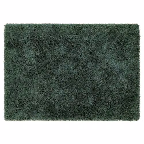 e-Rugs Chicago Contemporary Plain Thick Soft Deep Pile Shaggy Rug, Forest Green, W: 160 cm, L: 230 cm – 1