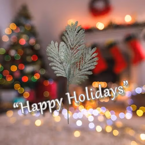 VFM e-Store Christmas Fern Spray Stem Decoration, Green, H: 63 cm, W: 22 cm – 3