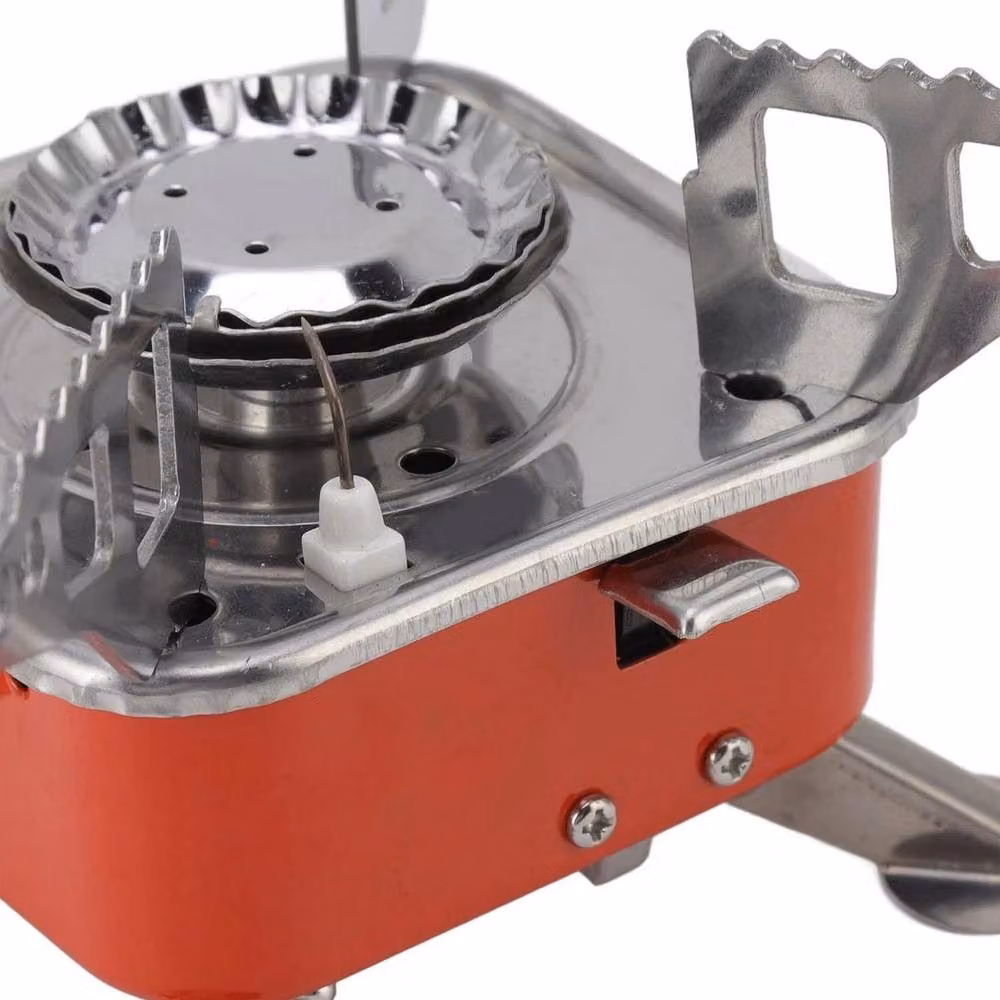 Kelvenix Portable Foldable Gas Stove for Camping and Hiking, Red, W: 52 cm – 3
